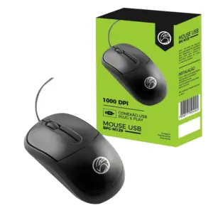 Mouse Óptico Brazil PC BPC-M129 1000 DPI USB BPC-M129