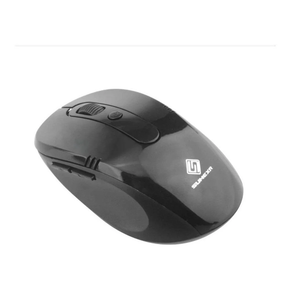 Mouse Óptico Sem Fio Sumexr Preto FA7100