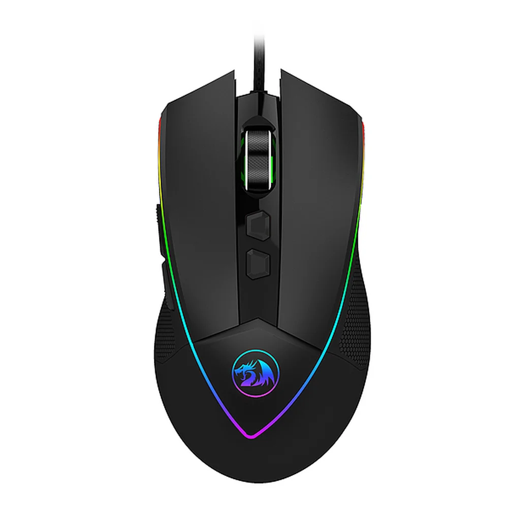 Mouse Gamer Com Fio Redragon Emperor RGB Preto M909-RGB