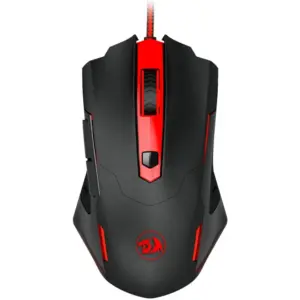 Mouse Gamer Com Fio Redragon Pegasus 7200 DPI Preto e Vermelho M705