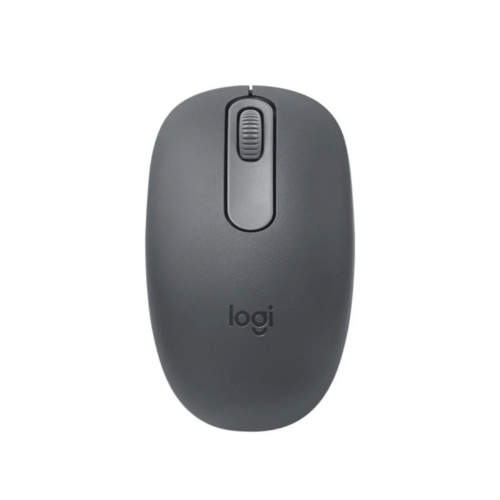 Mouse Sem Fio Bluetooth Logitech M196 1000 DPI 3 Botões Grafite