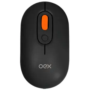 Mouse Sem Fio OEX Retro Bluetooth/Wireless Preto MS604 Mouse Sem Fio OEX Retro Bluetooth/Wireless Preto MS604