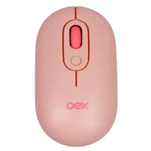 Mouse Sem Fio OEX Retro Bluetooth/Wireless Rosa MS604 Mouse Sem Fio OEX Retro Bluetooth/Wireless Rosa MS604