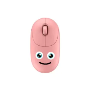 Mouse Sem Fio Bright Emoji Kids Pink KMS001