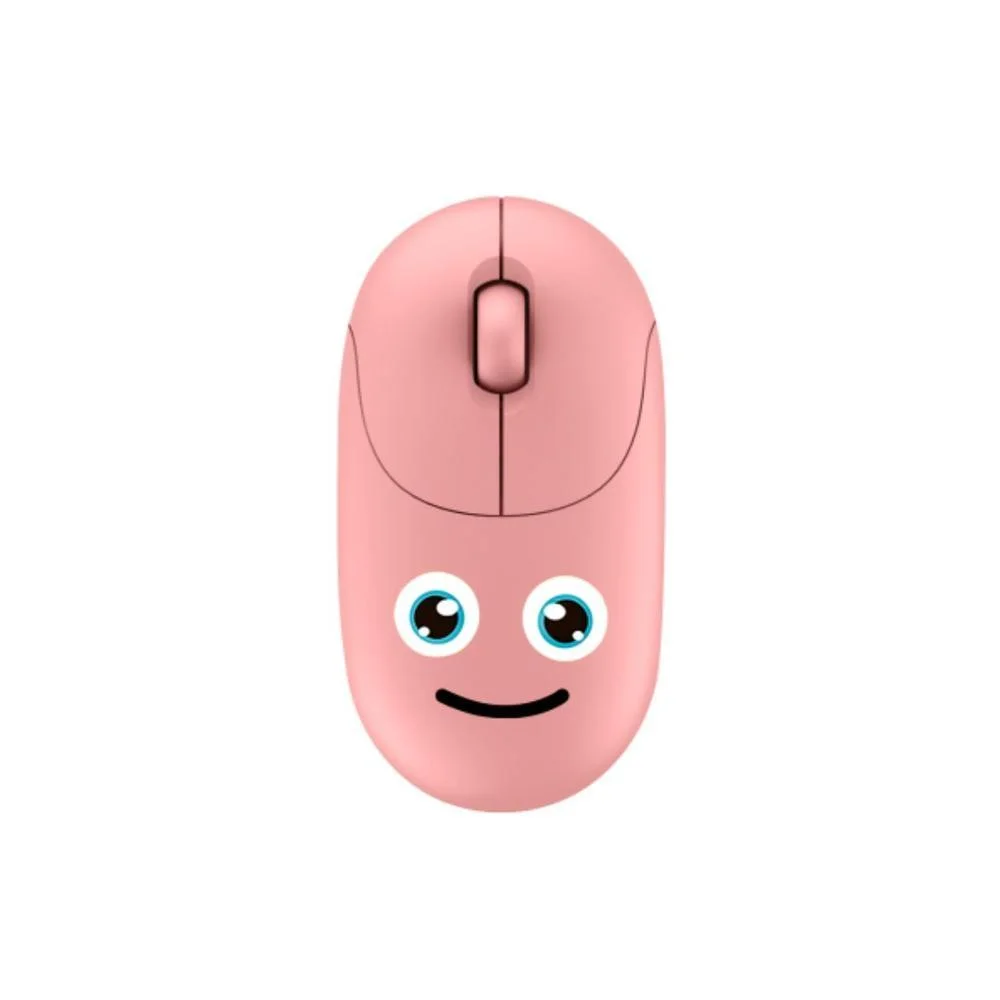 Mouse Sem Fio Bright Emoji Kids Pink KMS001