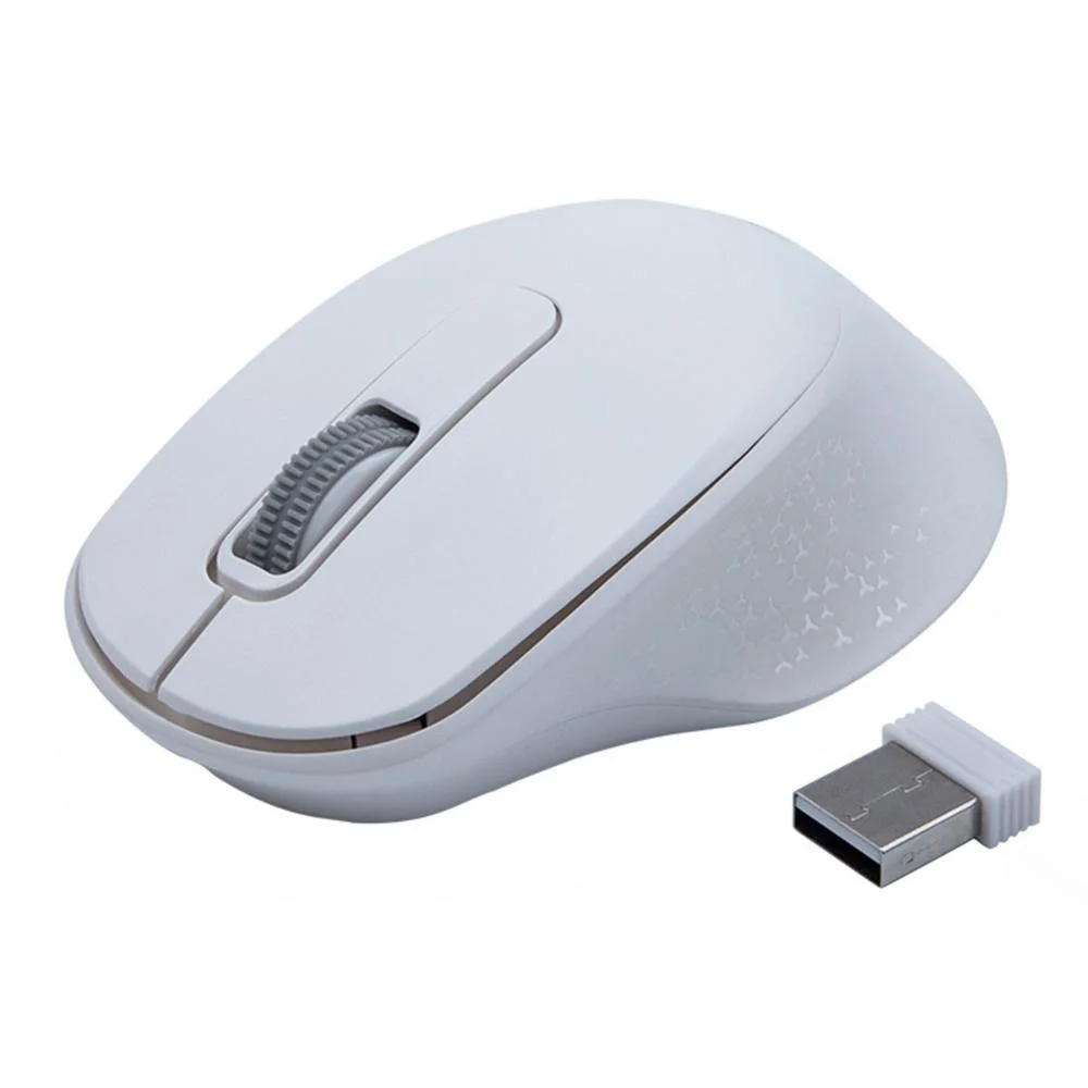 Mouse Sem Fio C3Tech M-BT200WH 2.4GHz 1600 DPI Branco