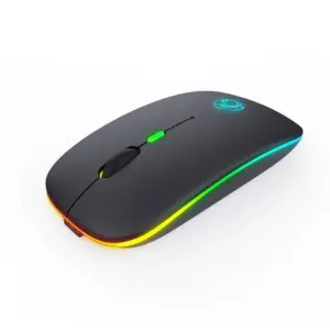 Mouse Sem Fio FY Recarregável LED RGB 2.4GHz 1600 DPI