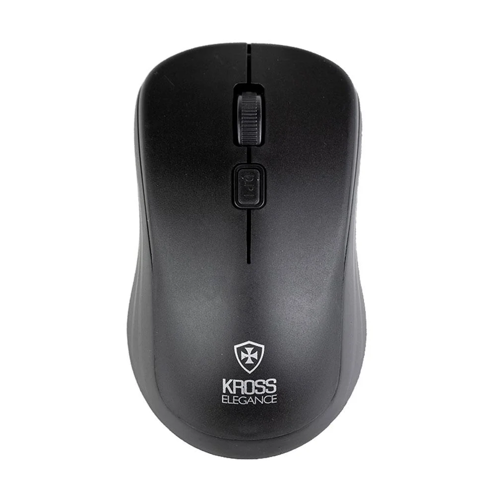 Mouse Sem Fio Kross USB 1.600 DPI Preto KE-M208