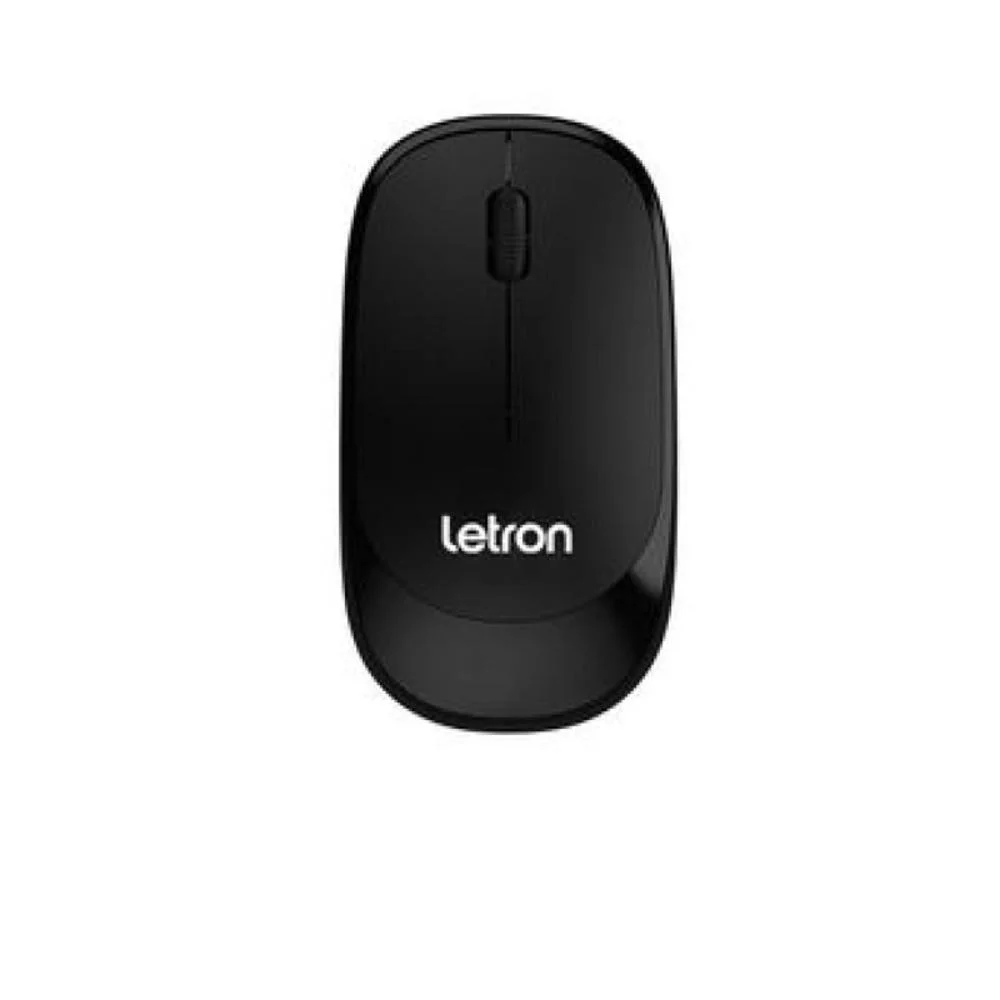 Mouse Sem Fio Letron Mini Receptor 3 Botões 1000 DPI