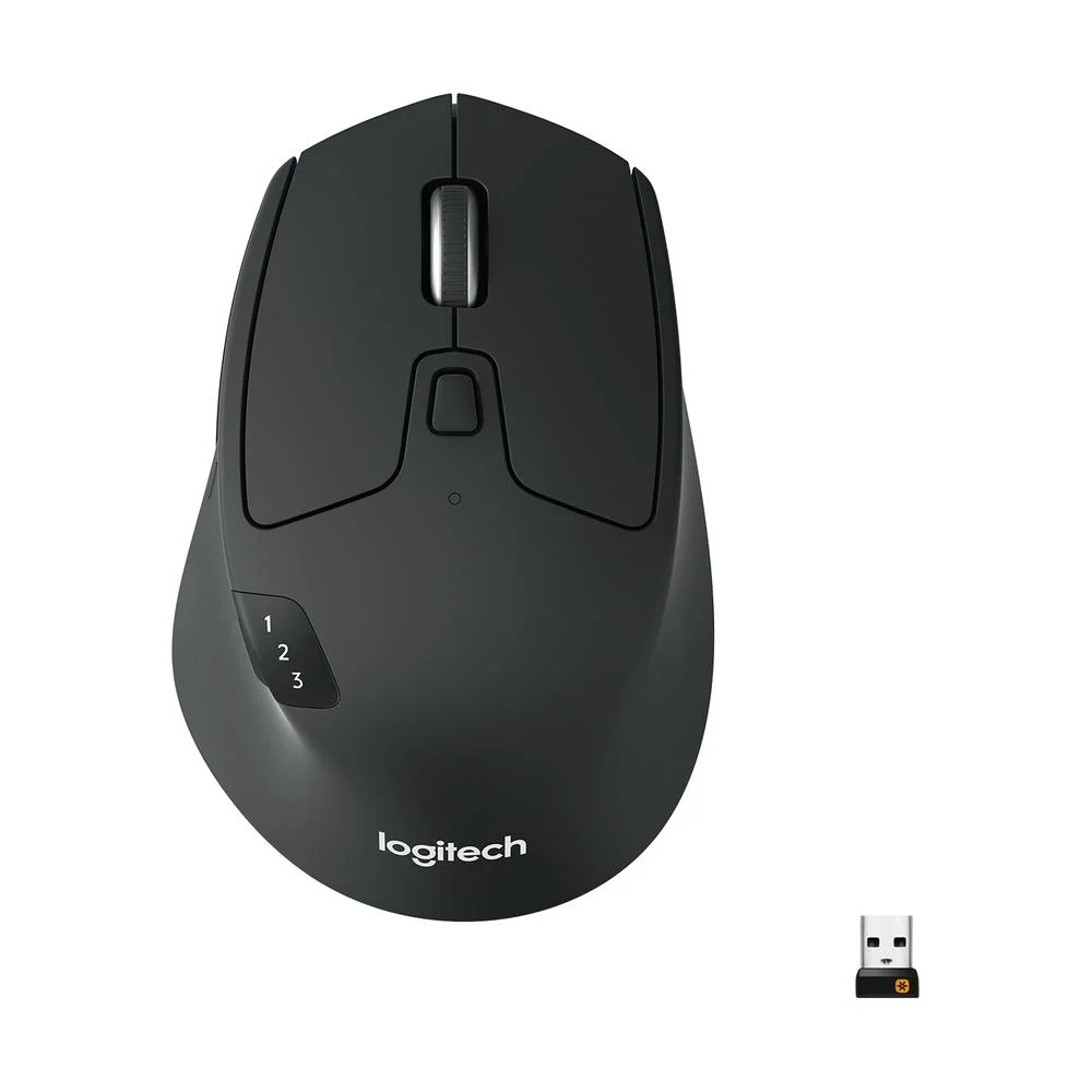 Mouse Sem Fio Logitech M720 Triathlon USB Unifying ou Bluetooth Easy-Switch 910-004790