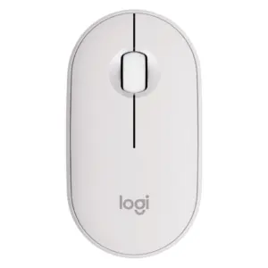 Mouse Sem Fio Logitech Pebble 2 M350s USB Logi Bolt ou Bluetooth Clique Silencioso Branco 910-007047 Mouse Sem Fio Logitech Pebble 2 M350s USB Logi Bolt ou Bluetooth Clique Silencioso Branco 910-007047