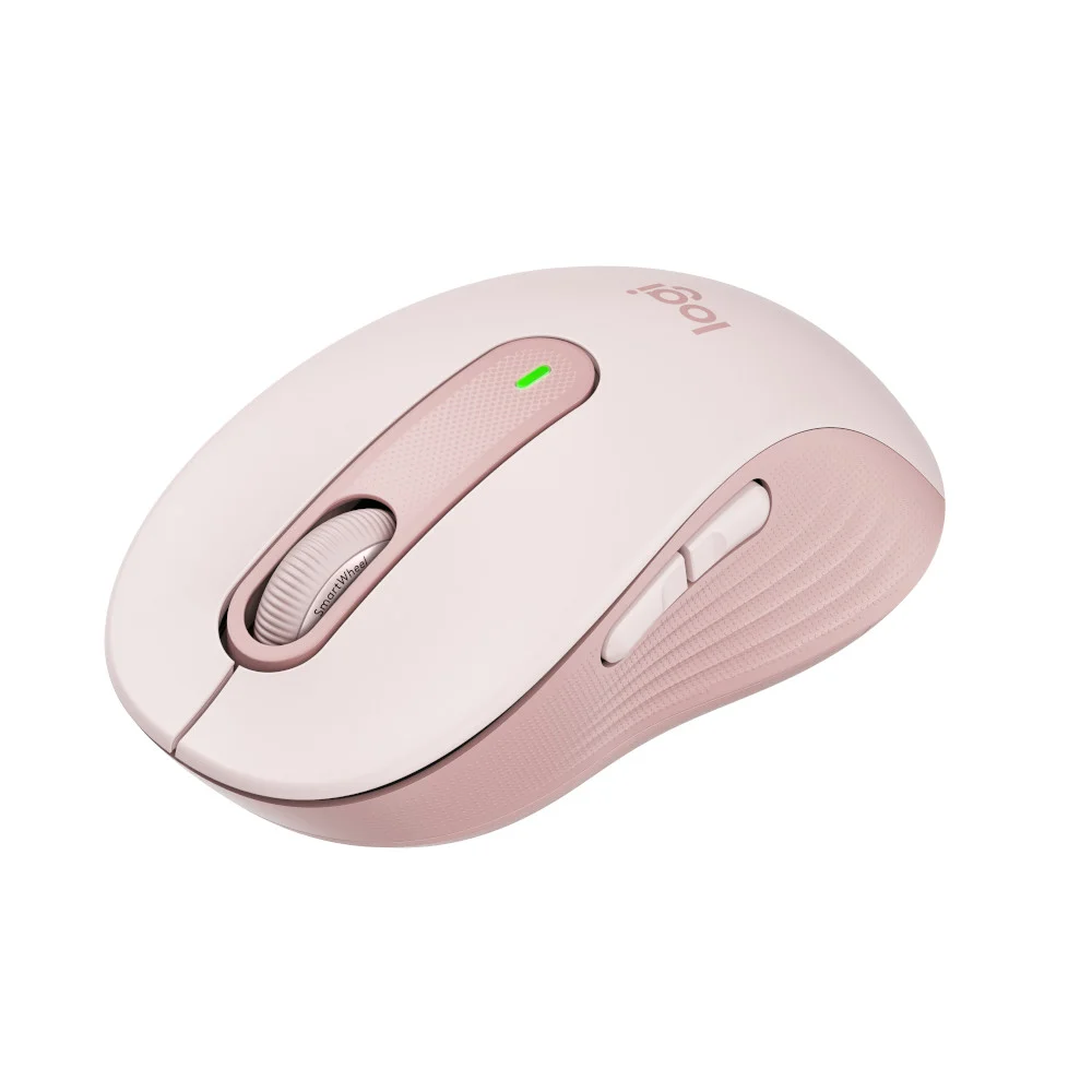 Mouse Sem Fio Logitech Signature M650 Bluetooth 1000 DPI Rosa 910-006251