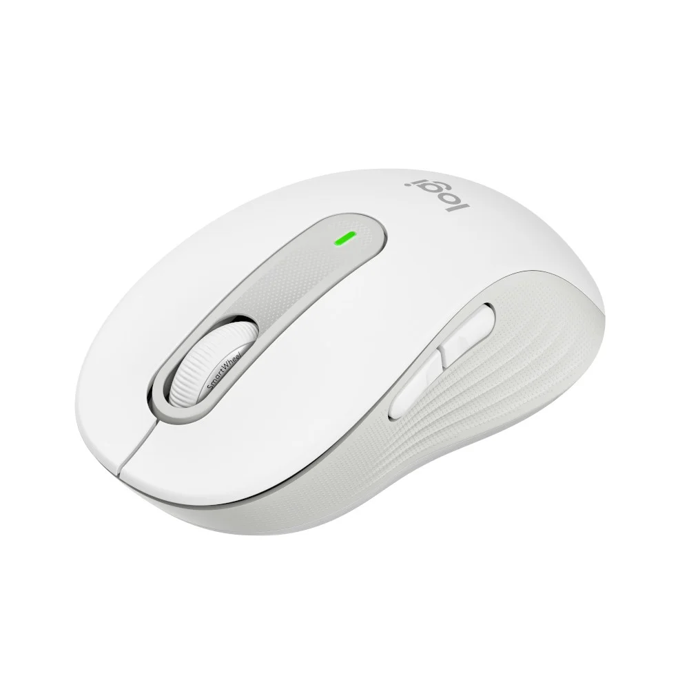 Mouse Sem Fio Logitech Signature M650 Bluetooth 1000 DPI Branco 910-006252