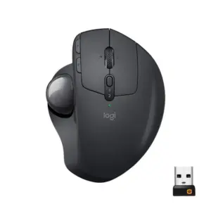 Mouse Trackball Sem Fio Logitech MX Ergo com Ajuste de Ângulo USB Unifying ou Bluetooth Recarregável 910-005177 Mouse Trackball Sem Fio Logitech MX Ergo com Ajuste de Ângulo USB Unifying ou Bluetooth Recarregável 910-005177