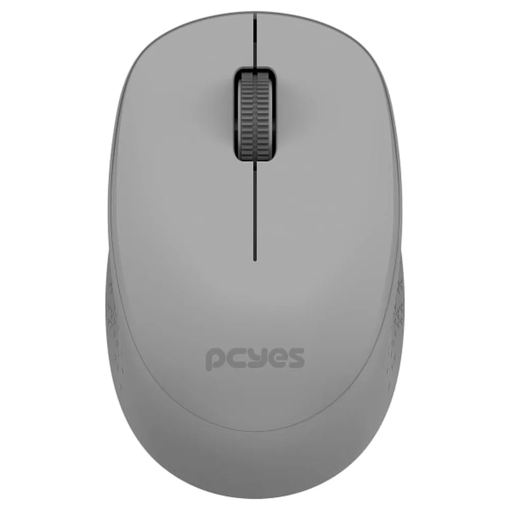 Mouse Sem Fio PCYes Mover Silent Click 1600 DPI 2.4GHz Gray PMMWSCGY