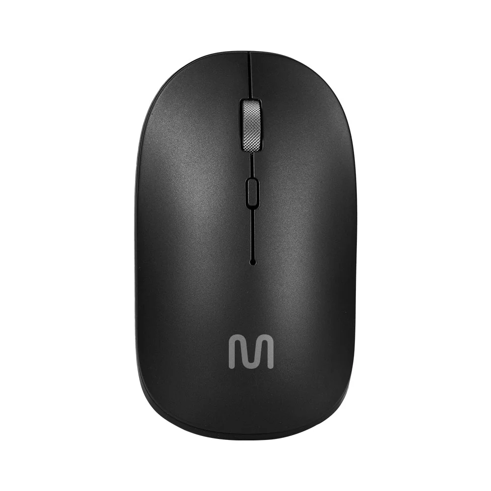 Mouse Sem Fio Multi Bluetooth 1600 DPI USB Preto MO331