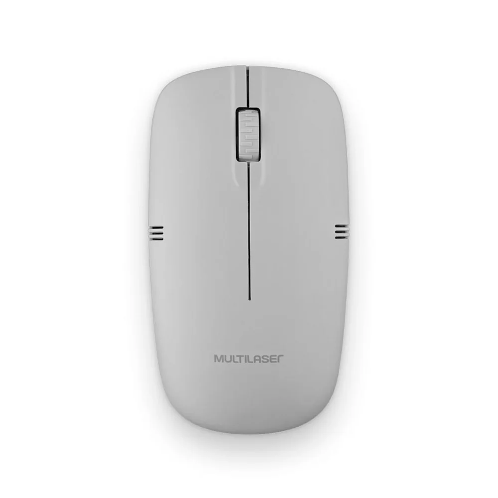Mouse Sem Fio Multi Lite 2.4GHz 1200 DPI USB Cinza MO287