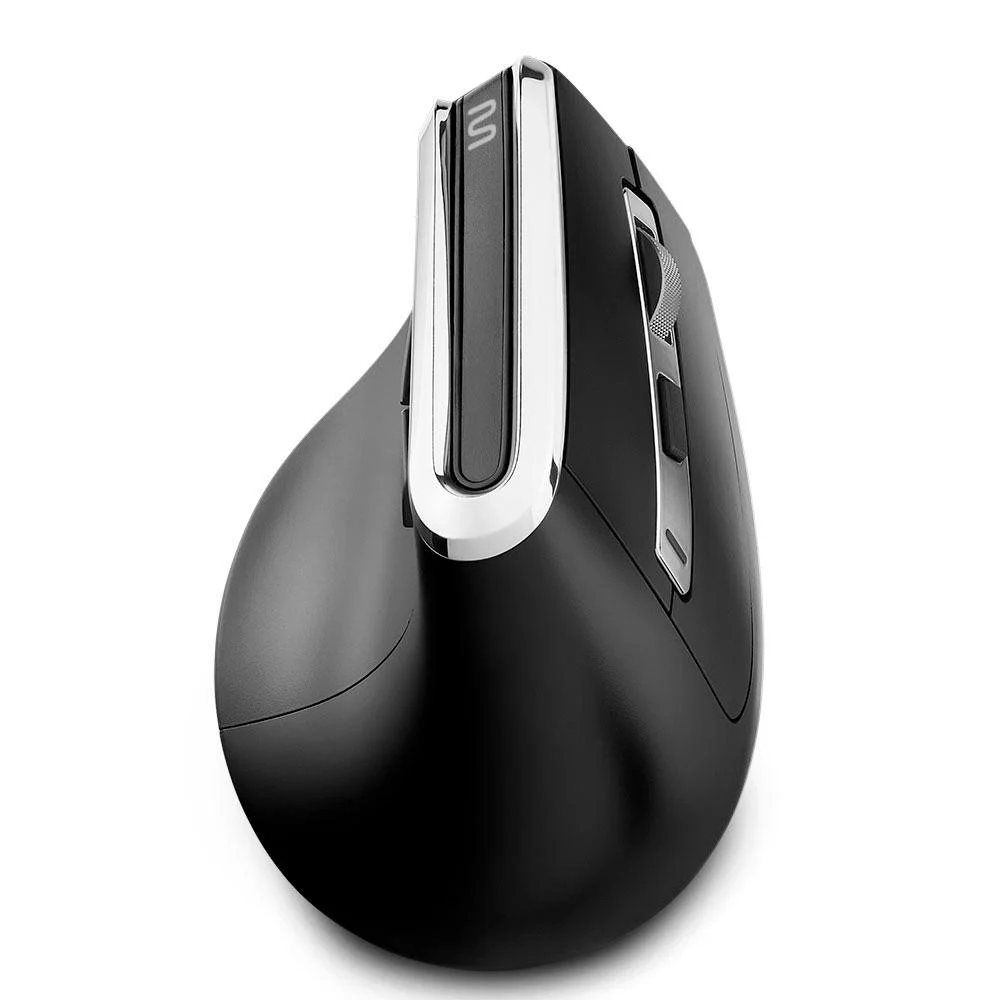 Mouse Sem Fio Multi MS900 Multimode Bluetooth USB Recarregável 3200 DPI 6 Botões Preto MO382