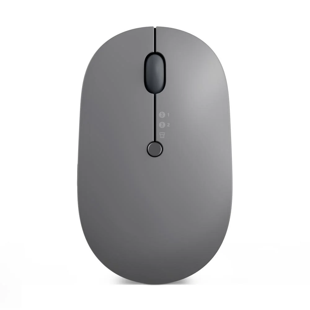 Mouse Sem Fio Lenovo Go Multiuso Cinza Escuro