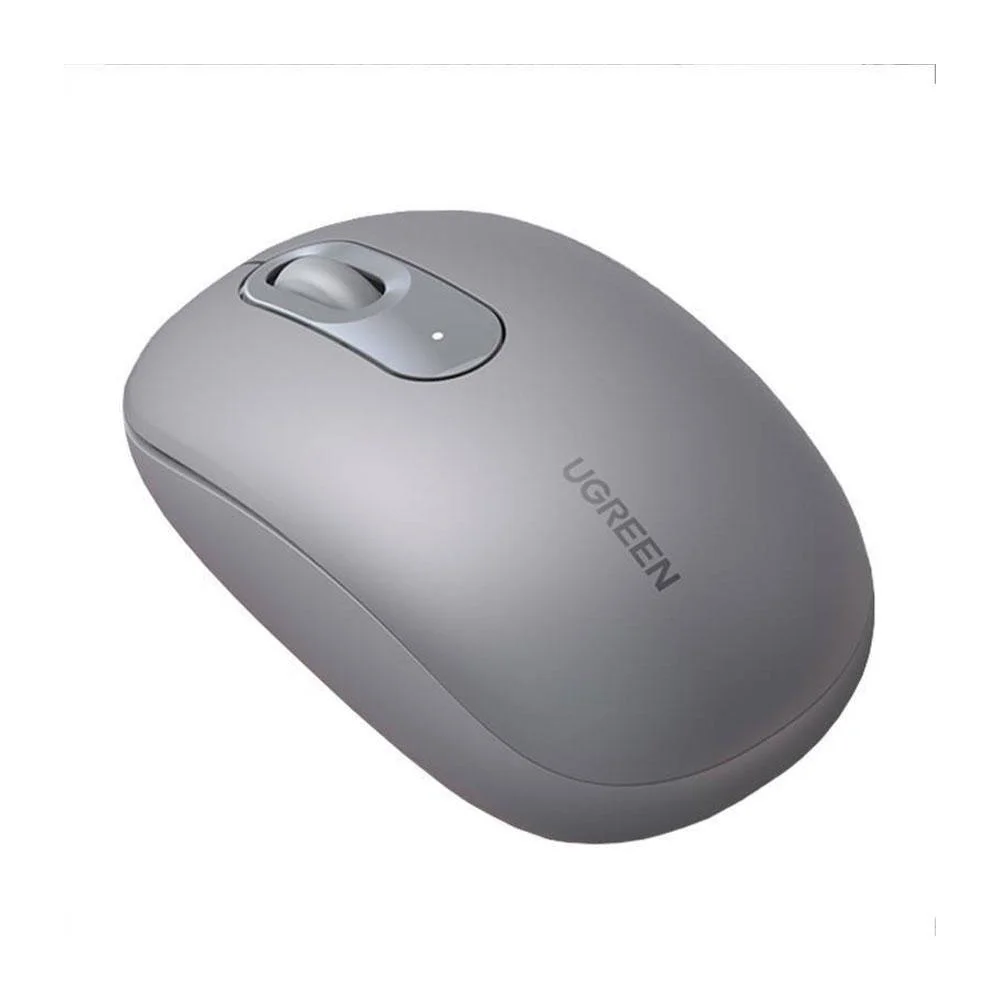 Mouse Sem Fio Ugreen 2400 DPI 2.4Ghz Cinza