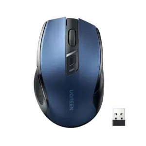 Mouse Sem Fio Ugreen 4000 DPI 2.4Ghz Azul Mouse Sem Fio Ugreen 4000 DPI 2.4Ghz Azul