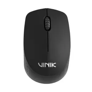 Mouse Óptico Sem Fio Vinik Feather VF110 1200 DPI Receptor USB Preto VK110BK