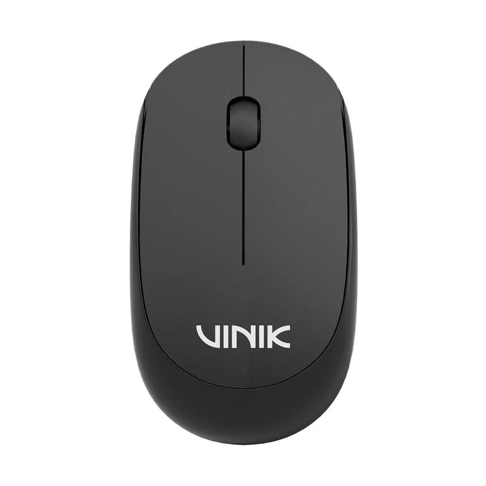 Mouse Óptico Sem Fio Vinik Feather VF120 1200 DPI Receptor USB Preto VF120BK