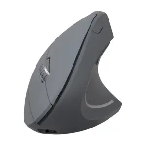 Mouse Vertical Sem Fio Vinik PM300 Ergonômico Ortopédico 2.4 GHz Power Fit 1600 DPI Recarregável Cinza 265457 Mouse Vertical Sem Fio Vinik PM300 Ergonômico Ortopédico 2.4 GHz Power Fit 1600 DPI Recarregável Cinza 265457