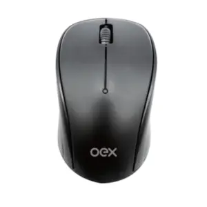 Mouse Sem Fio OEX Standard MS412 3 Botões Preto Mouse Sem Fio OEX Standard MS412 3 Botões Preto
