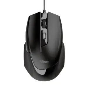 Mouse Ergonômico Trust Voca 2400 DPI 6 Botões USB Preto 23650 Mouse Ergonômico Trust Voca 2400 DPI 6 Botões USB Preto 23650