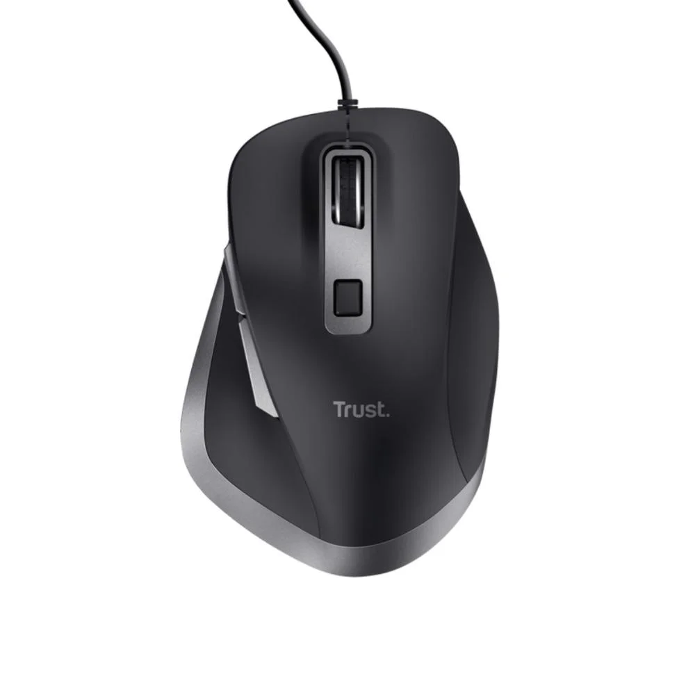 Mouse Ergonômico Trust Fyda 5000 DPI USB Preto T24728