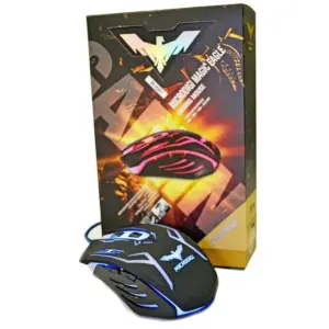 Mouse Gamer Com Fio Microdigi Gaming 6 Botões 7 Cores MD-MS801 Mouse Gamer Com Fio Microdigi Gaming 6 Botões 7 Cores MD-MS801