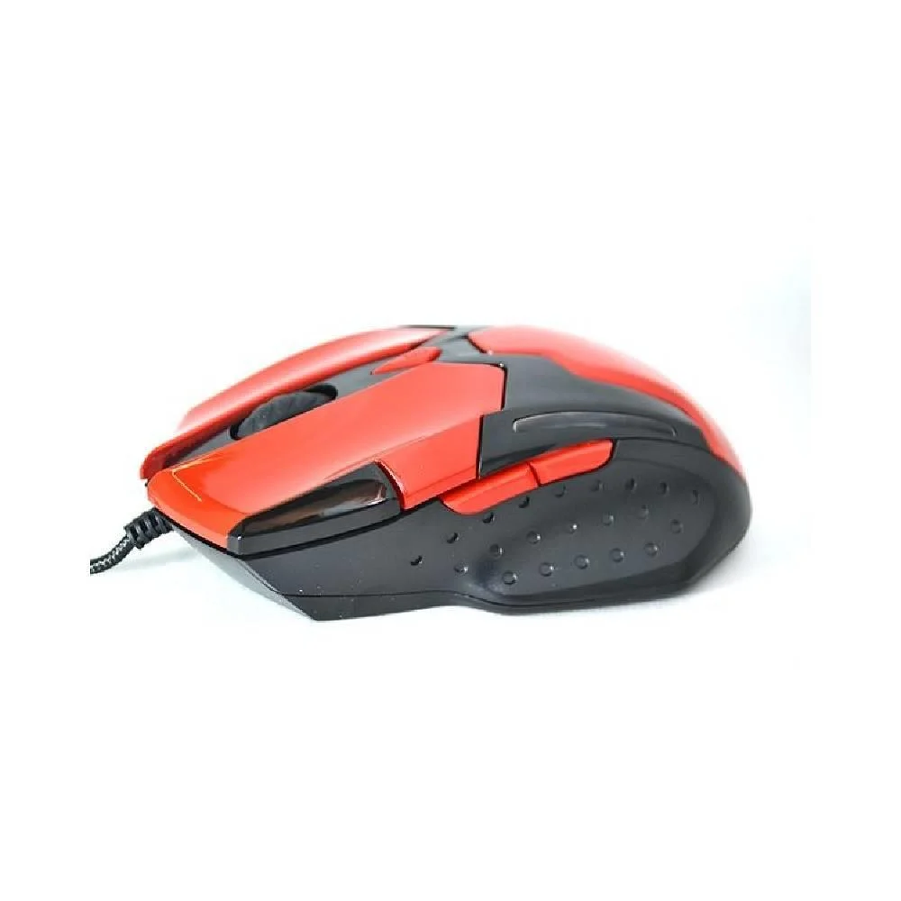 Mouse Gamer Com Fio Microdigi Gaming 7 Botões Macro Vermelho MD-MS898