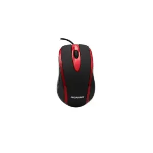 Mouse Com Fio Microdigi MD-MS753 USB Preto e Vermelho MD-MS753