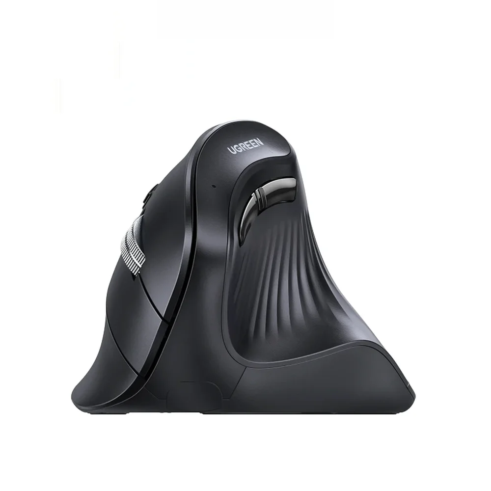 Mouse Vertical Ergonômico Sem Fio Ugreen Bluetooth 5.0 2.4G 4000 DPI Preto