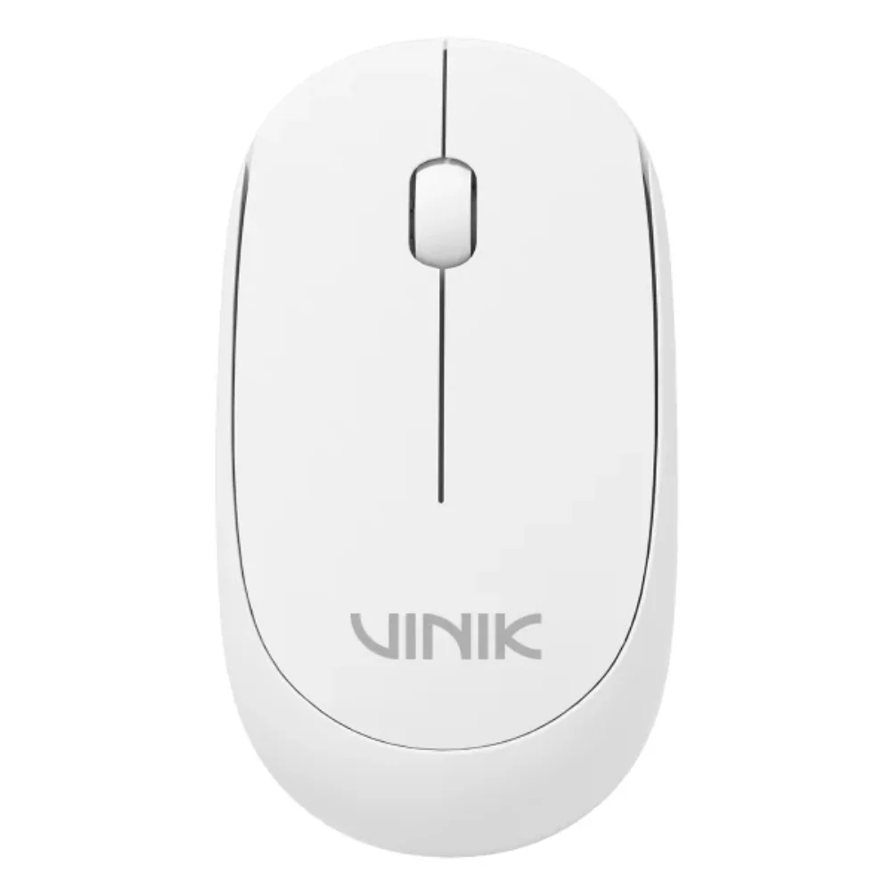 Mouse Sem Fio Vinik Feather VF120 1200 DPI Branco