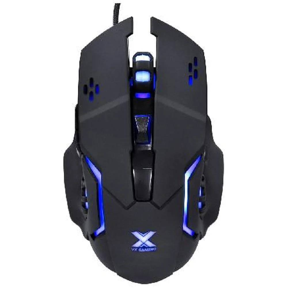 Mouse Gamer Com Fio Vinik VX Gaming Galatica 2400 DPI LED Azul