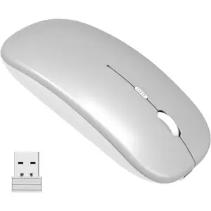 Mouse Sem Fio Agold 1600 DPI 3 Botões Cinza MS04A-C