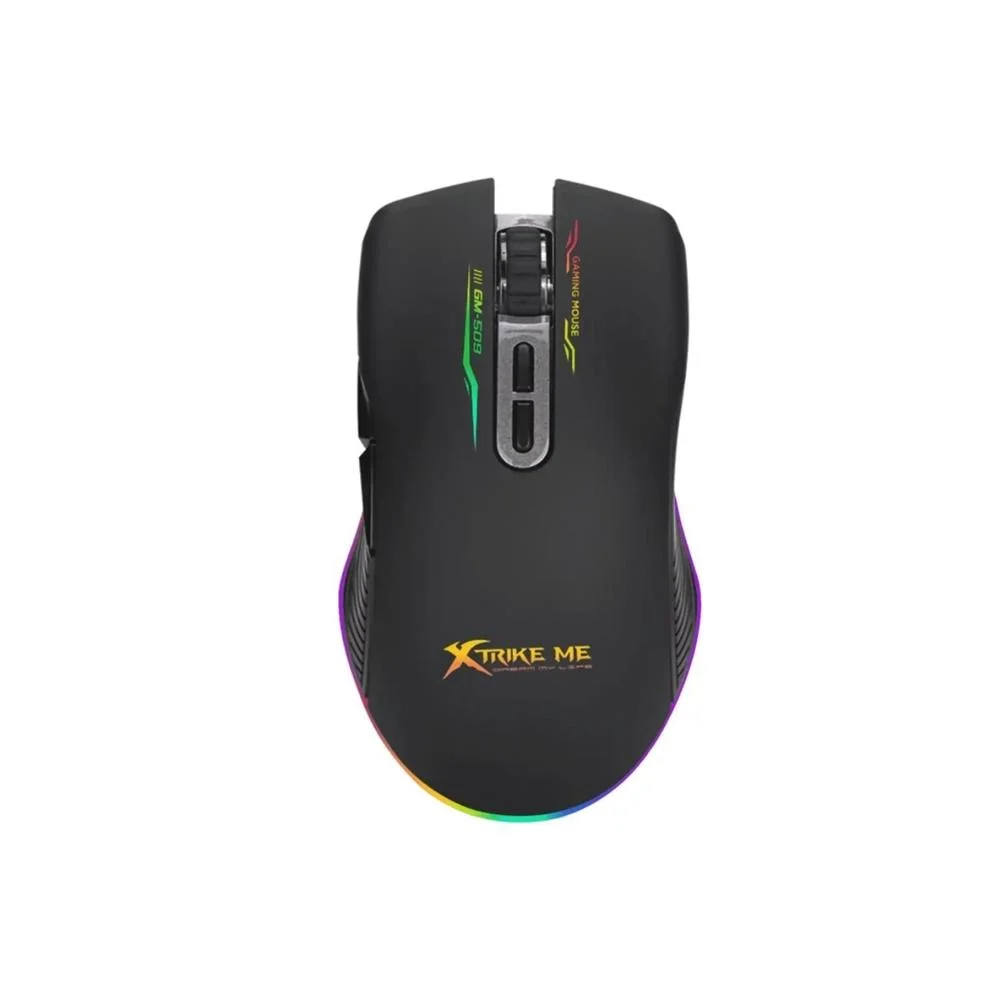 Mouse Gamer Com Fio Xtrike-Me GM-509 2400 DPI 7 Botões RGB Preto