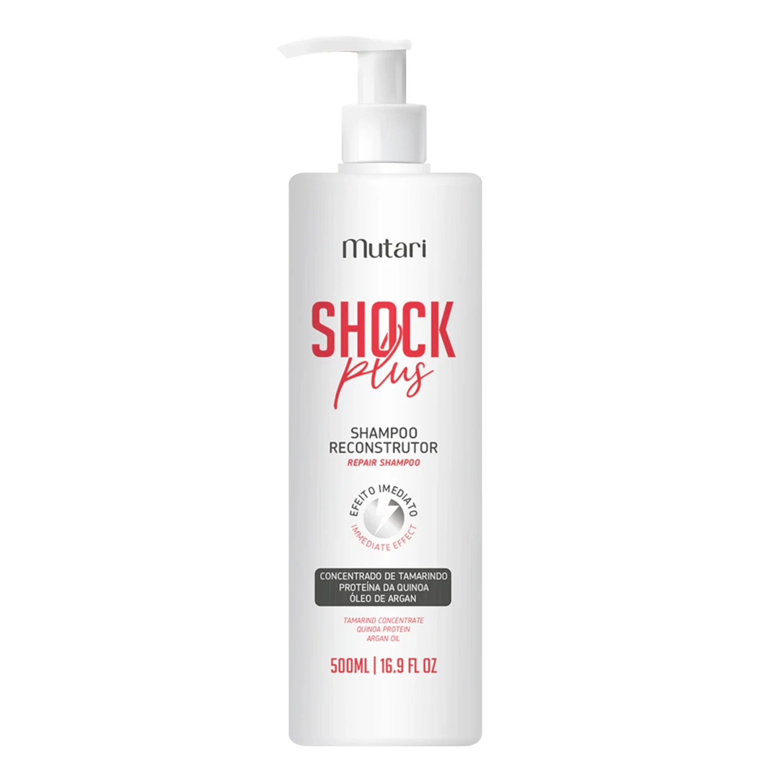 Shampoo Reconstrutor Mutari Shock Plus 500ml