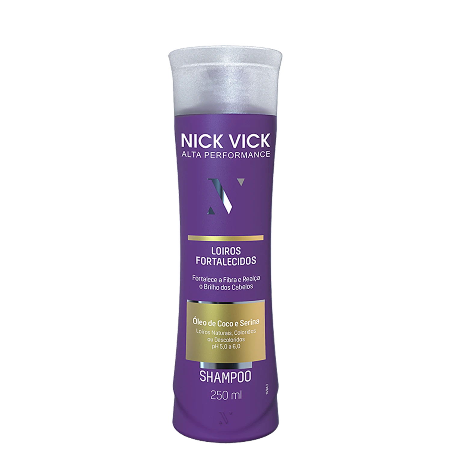 Shampoo para Loiros Fortalecidos Nick & Vick Alta Performance 250ml
