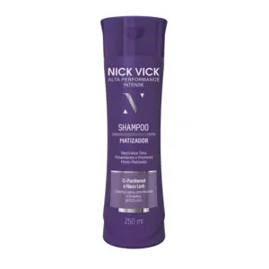 Shampoo Matizador Desamarelador Nick & Vick Alta Performance 250ml