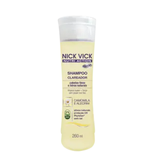 Shampoo Clareador Nick & Vick NUTRI-Hair 260ml
