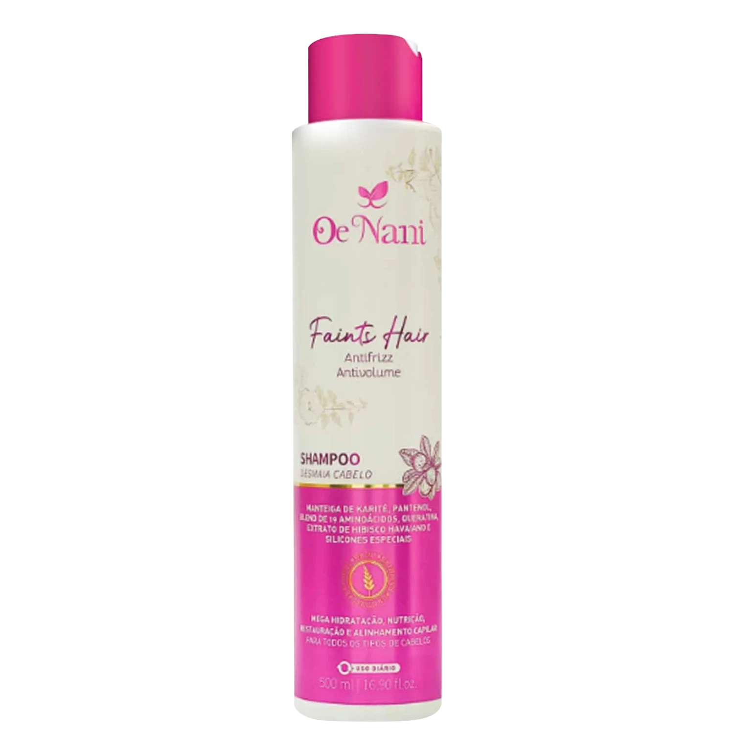 Shampoo Oe Nani Faints Hair Desmaia Cabelo 500ml