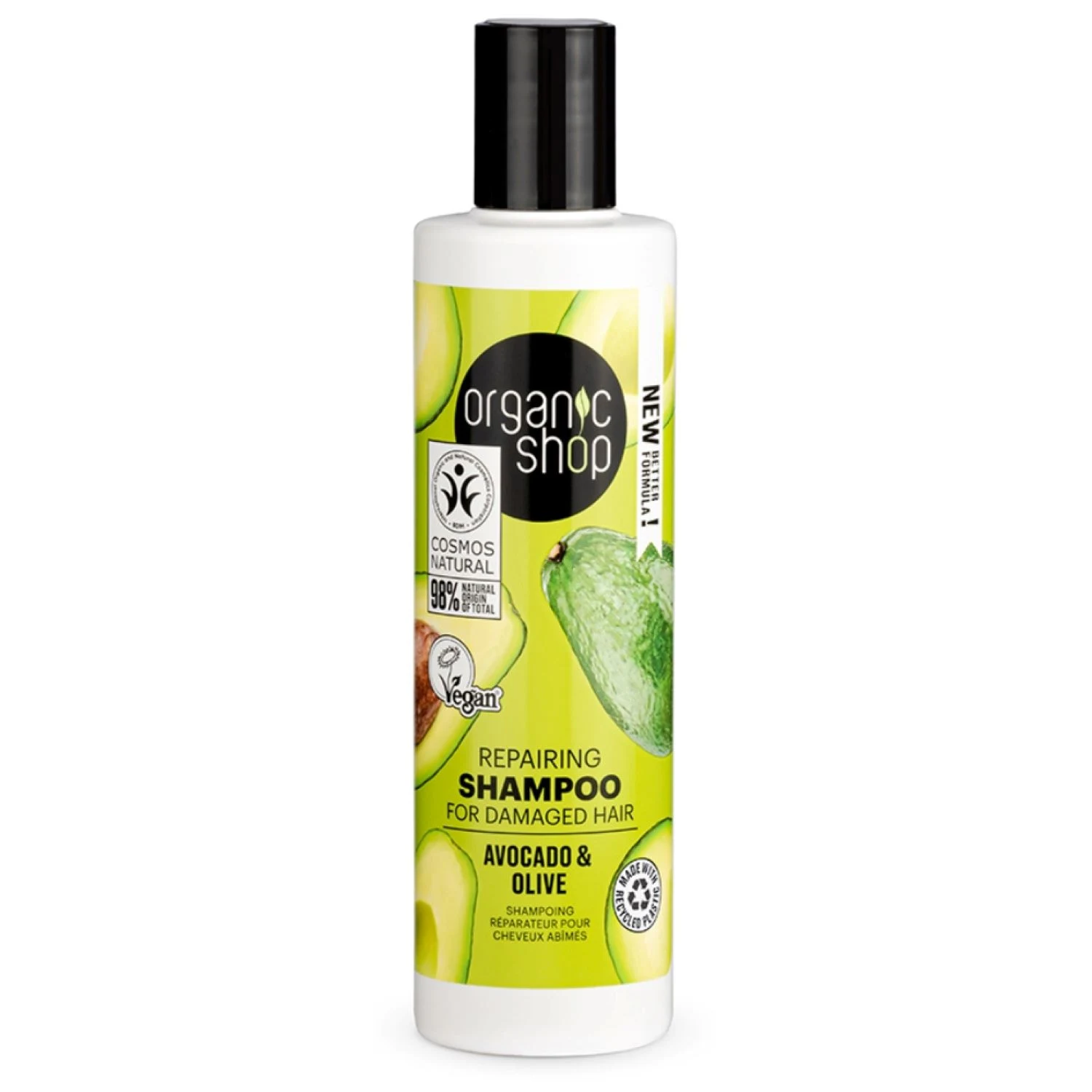 Shampoo Organic Shop Abacate e Oliva 280ml