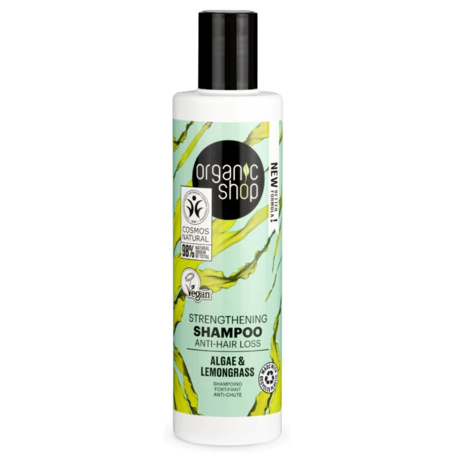 Shampoo Organic Shop Capim Limão e Algas 280ml