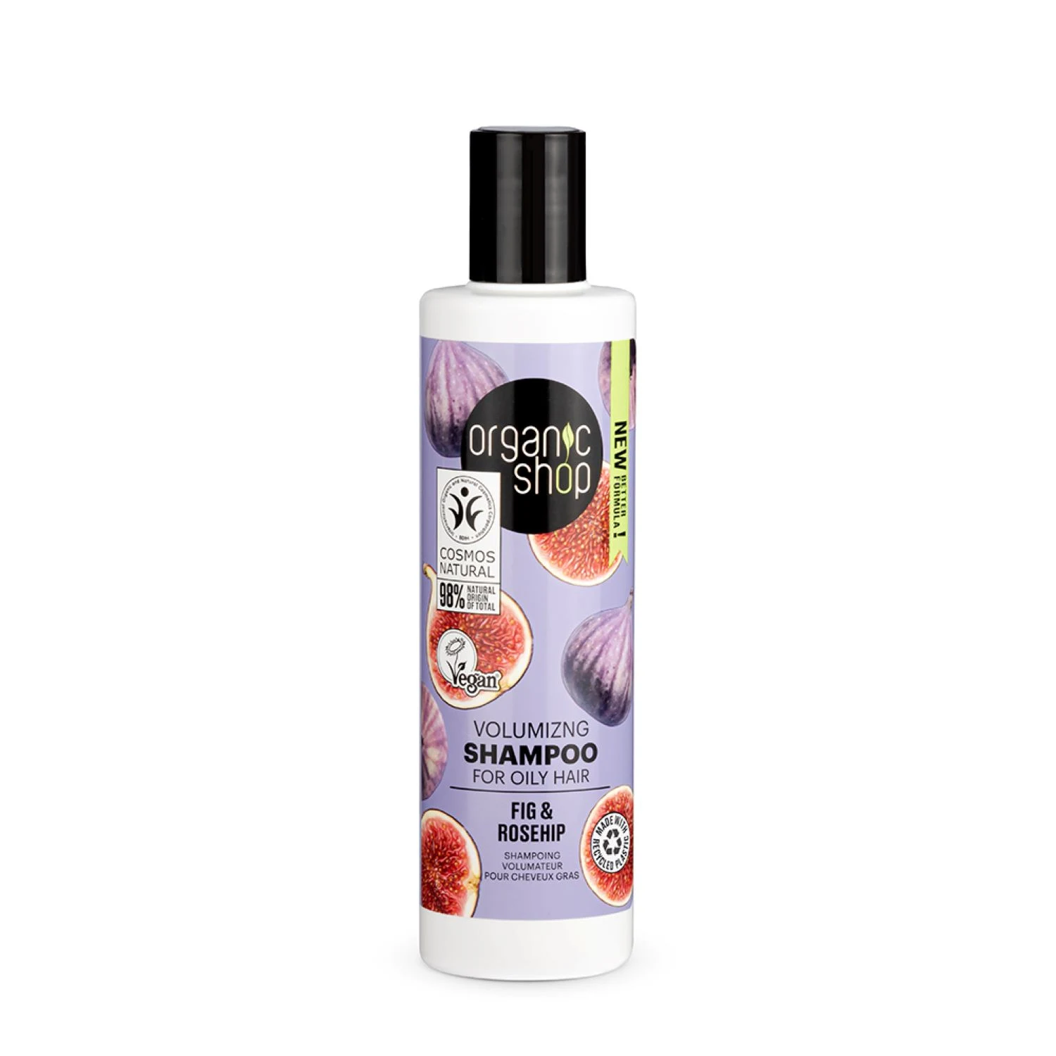 Shampoo Organic Shop Óleo de Rosa Mosqueta e Figo 280ml