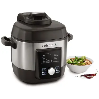 Panela de Pressão Elétrica Cuisinart Multicooker 5.7L Inox CPC-900BR