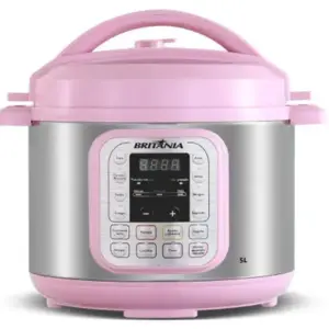 Panela de Pressão Elétrica Britânia Digital 5L 11 Funções Pink BPP05