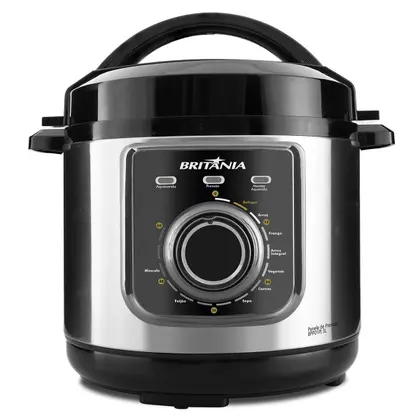Panela de Pressão Elétrica Britânia Multifuncional 3L BPP01PI